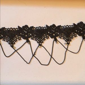 Lace🖤 Design Choker - Black
